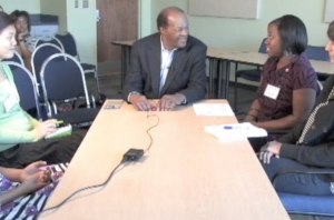 Marion Barry Shares Memories with High School Students